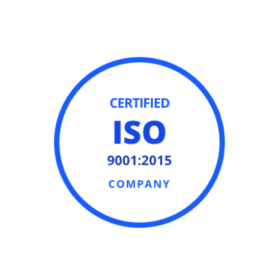 ISO Certificate badge