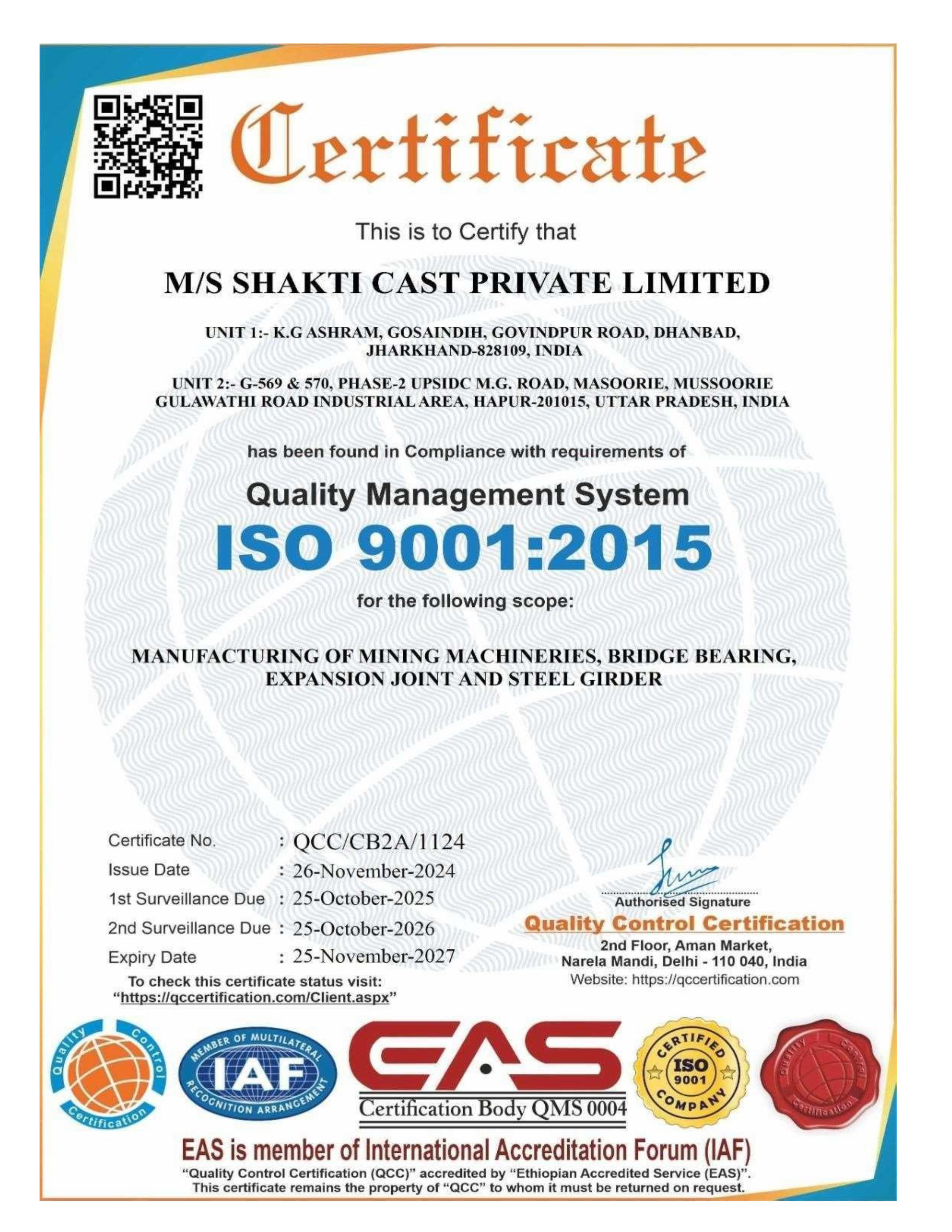 ISO 9001:2015